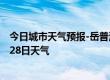 今日城市天气预报-岳普湖天气预报喀什岳普湖2024年06月28日天气