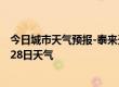 今日城市天气预报-泰来天气预报齐齐哈尔泰来2024年06月28日天气