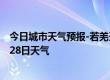 今日城市天气预报-若羌天气预报巴音郭楞若羌2024年06月28日天气