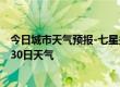 今日城市天气预报-七星关天气预报毕节七星关2024年06月30日天气