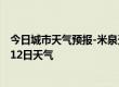 今日城市天气预报-米泉天气预报昌吉回族米泉2024年07月12日天气