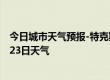 今日城市天气预报-特克斯天气预报伊犁特克斯2024年07月23日天气