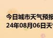 今日城市天气预报-庄浪天气预报平凉庄浪2024年08月06日天气