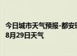 今日城市天气预报-都安瑶族天气预报贺州都安瑶族2024年08月29日天气