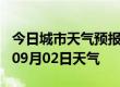 今日城市天气预报-林芝天气预报林芝2024年09月02日天气