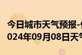 今日城市天气预报-仁布天气预报日喀则仁布2024年09月08日天气